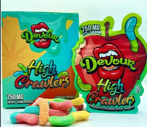 Devour High Crawlers Gummies 750MG