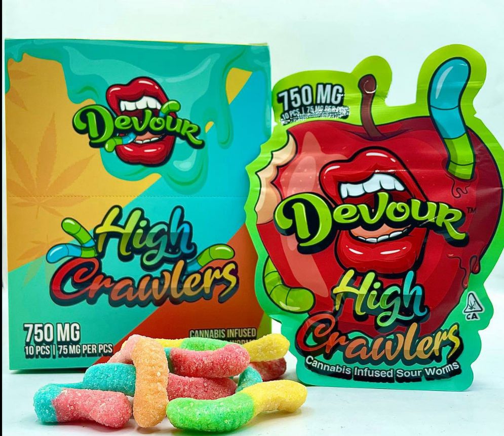 Devour High Crawlers Gummies 750MG