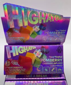 HIGHATUS Cannabis Infused Sour Gummies 100MG